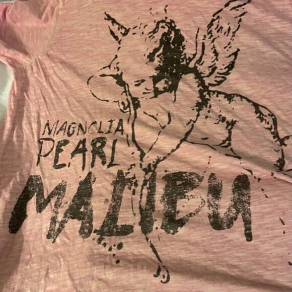 Pink Graphic Off-Shoulder Dress - Picture 3 of 10